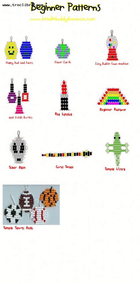 3d pony bead patterns|pony beads patterns for beginners.